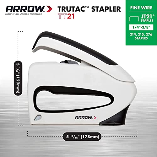 Eco-Friendly Arrow TT21 TruTac Forward Action Staple Gun, Manual Push Stapler Collection