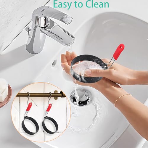 3.5" Egg Rings Set of 2 with Silicone Handle, Collection