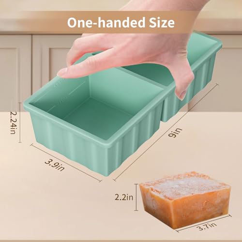 Eco-Friendly Silicone Freezer Tray for Soup Ice Cubes: Set