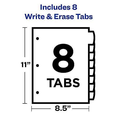 top-tier Avery Big Tab Write & Erase heavy-duty Plastic Collection