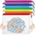 Smart Home 24pcs Mesh Zipper Pouch File Bags Puzzle Storage Bags, A3 Kit